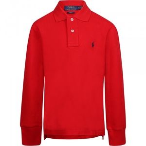 Polo Ralph Lauren Red Long-Sleeve Polo